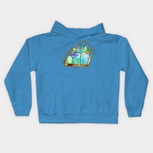 Cactus Earth Terrarium Kids Hoodie